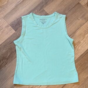 Christian Siriano Mint Green Sleeveless Tank Top
